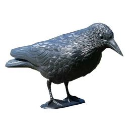 Decorațiune pentru grădină, cioară 40x13x20 cm