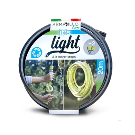 Furtun de grădină 7,5 m ARMADILLO SUPERLIGHT 1/2", gri