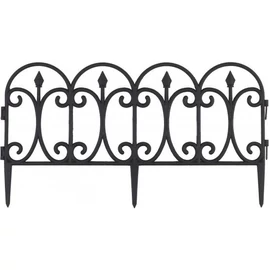 Element de gard 60x33 cm, negru