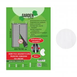 Plasă anti-insecte pentru uşă, neagră
