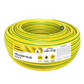 Furtun de grădină VARING YELLOW PLUS, 4 straturi, 1", 25 m