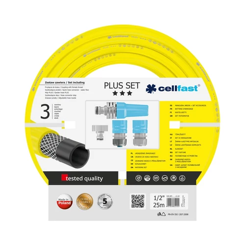 Set furtun de grădină Plus 1/2" 25 m