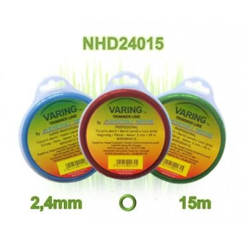 Fir pentru tuns iarbă Dispenser în blister cu agăţător, 2,4 mm, 15 m, cerc