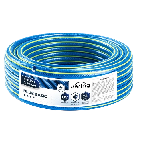 Furtun de grădină VARING BLUE BASIC, 4 straturi, 1", 15 m